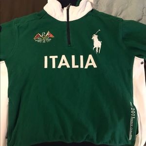 Polo Ralph Lauren Fleece green Italia xxl